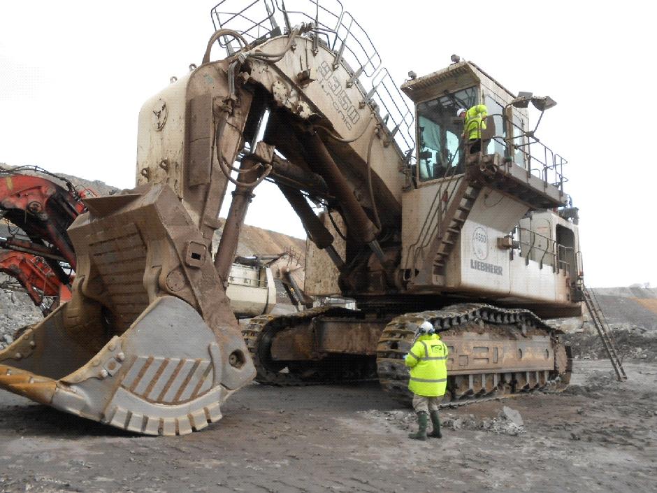  2009 Liebherr 9350 Backhoe Mining Excavator