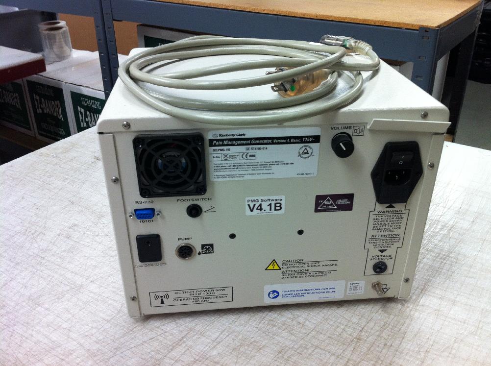  2014 Kimberly-Clark PMG-115-TD RF Pain Management Generator